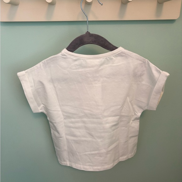 ZARA CROCHET FLORAL T-SHIRT - Picture 6 of 7